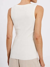 Load image into Gallery viewer, SHERRY U-NECK KNIT TANK | OFF WHITE NORR