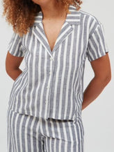 Charger l&#39;image dans la galerie, SHANGHA STRIPES SHIRT | BLUE STRIPE SUITE13LAB