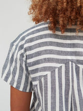 Load image into Gallery viewer, SHANGHA STRIPES SHIRT | BLUE STRIPE SUITE13LAB