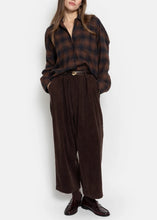 Load image into Gallery viewer, OOPS CHECKED SHIRT BROWN AME