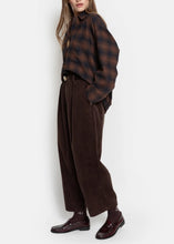 Load image into Gallery viewer, OOPS CHECKED SHIRT BROWN AME