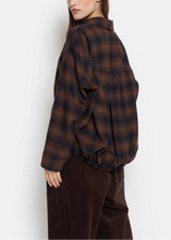 Load image into Gallery viewer, OOPS CHECKED SHIRT BROWN AME