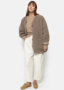 HANNAH TEDDY OVERSIZED JACKET | TAUPE (Copie) AME
