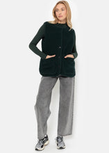 Load image into Gallery viewer, MADISON SLEEVELESS WOOL JACKET | DARK GREEN AME