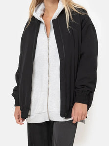 JALOUSE PADDED BOMBER | BLACK AME