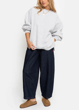 Load image into Gallery viewer, ULLA OVERSIZED SWEATSHIRT | MARLED GREY AME
