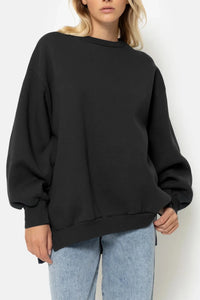 ULLA OVERSIZED SWEATSHIRT | BLACK AME