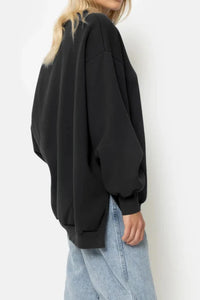 ULLA OVERSIZED SWEATSHIRT | BLACK AME