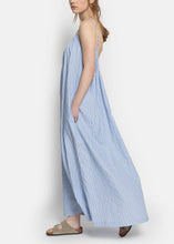 Load image into Gallery viewer, NOSTALGIE DRESS | STRIPE BLUE AME