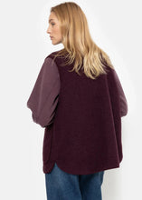 Load image into Gallery viewer, MADISON SLEEVELESS WOOL JACKET | PLUM AME