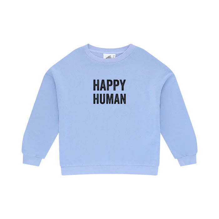 SWEATER HAPPY HUMAN | BRUNNERA BLUE COSISAIDSO