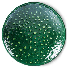 Load image into Gallery viewer, THE CERAMICS: CERAMIC BOWL ON BASE | DRIPPING GREEN HK LIVING