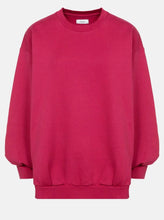 Load image into Gallery viewer, ULLA COTTON OVERSIZED SWEAT | BRIGHT PINK AME