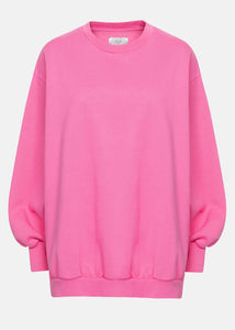 ULLA OVERSIZED SWEATSHIRT | BRIGHT PINK