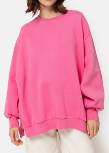 ULLA OVERSIZED SWEATSHIRT | BRIGHT PINK