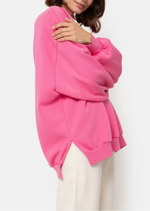 ULLA OVERSIZED SWEATSHIRT | BRIGHT PINK