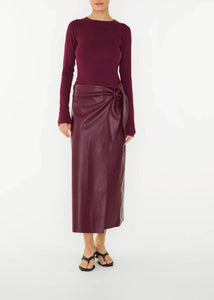 VICA'CL SKIRT BURGUNDY CLUB L'AVENIR