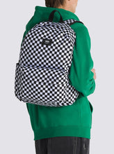 Charger l&#39;image dans la galerie, OLD SKOOL CHECK BACKPACK | BLACK/WHITE VANS