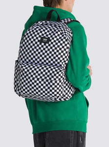 OLD SKOOL CHECK BACKPACK | BLACK/WHITE VANS