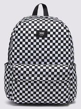 Charger l&#39;image dans la galerie, OLD SKOOL CHECK BACKPACK | BLACK/WHITE VANS