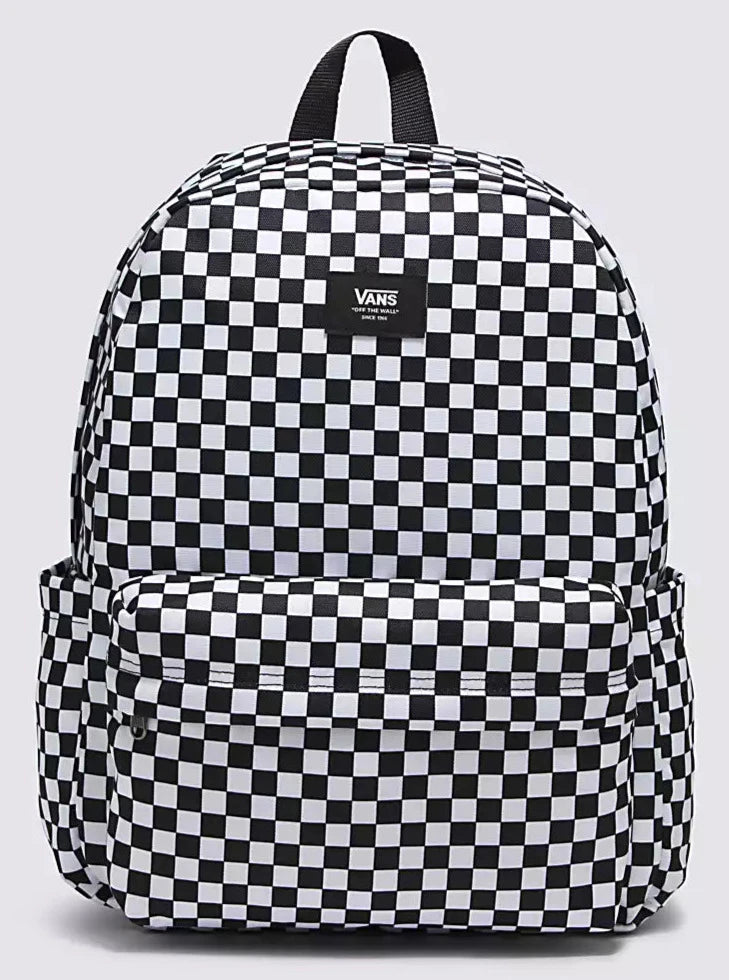 OLD SKOOL CHECK BACKPACK | BLACK/WHITE VANS