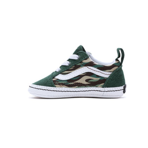 OLD SKOOL CRIB | FLAME CAMO GREEN/MULTI by vans