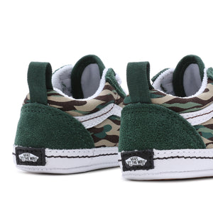 OLD SKOOL CRIB | FLAME CAMO GREEN/MULTI VANS