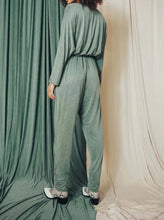 Load image into Gallery viewer, WRAP JUMPSUIT | SAGE GREEN COSSAC