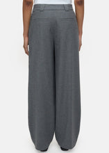 Load image into Gallery viewer, WENDLYN WIDE PANTS | DARK GREY MELANGE CLOSED