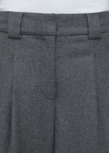 Load image into Gallery viewer, WENDLYN WIDE PANTS | DARK GREY MELANGE CLOSED