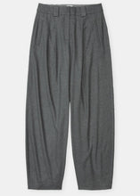 Load image into Gallery viewer, WENDLYN WIDE PANTS | DARK GREY MELANGE CLOSED