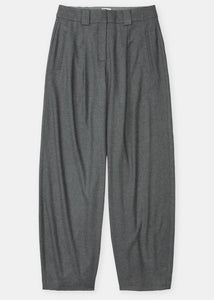 WENDLYN WIDE PANTS | DARK GREY MELANGE CLOSED