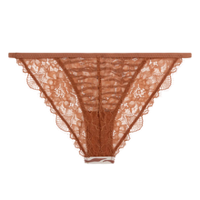 Load image into Gallery viewer, WILD ROSE BRIEF | BROWN LOVE STORIES INTIMATES