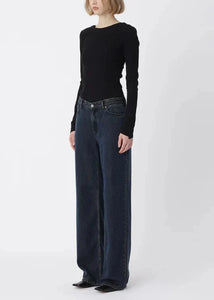 YOLANA PANTS | WASHED BLACK WON HUNDRED