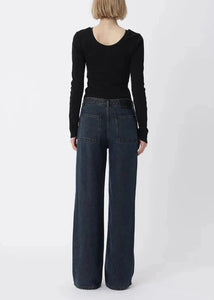 YOLANA PANTS | WASHED BLACK WON HUNDRED