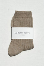 Load image into Gallery viewer, Her Socks - Modal Lurex: Ruby Glitter Le Bon Shoppe