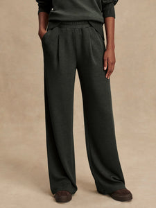 THE EXTRA WIDE LEG PANT 32" | OLIVE MARL VARLEY