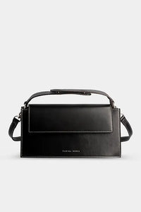 LEO HANDBAG | CHARCOAL ZANINA ROUGE