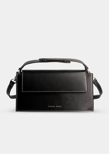 LEO HANDBAG | CHARCOAL ZANINA ROUGE