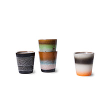 Load image into Gallery viewer, 70&#39;S CERAMICS RISTRETTO MUGS | GOOD VIBES (SET OF 4) HK LIVING