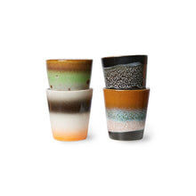 Charger l&#39;image dans la galerie, 70&#39;S CERAMICS RISTRETTO MUGS | GOOD VIBES (SET OF 4) HK LIVING