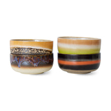 Charger l&#39;image dans la galerie, 70&#39;S CERAMICS DESSERT BOWLS | HUMUS (SET OF 4) HK LIVING