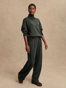 THE EXTRA WIDE LEG PANT 32" | OLIVE MARL VARLEY