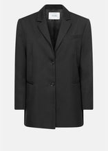 Load image into Gallery viewer, JULIAN OVERSIZED SINGLE BREASTED BLAZER | BLACK packshot