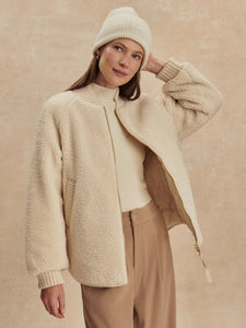 SERINA REVERSIBLE QUILT JACKET SANDSHELL M VARLEY