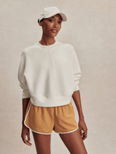 Load image into Gallery viewer, Varley TASMIN CROPPED SWEAT | SNOW WHITE