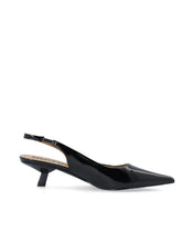Load image into Gallery viewer, Bianco BIAKRISTIN KITTEN HEEL SLINGBACK | BLACK — profil droit