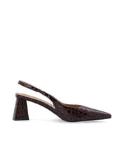 Load image into Gallery viewer, Bianco BIAMARALYN SLINGBACK | BURGUNDY CROCO — profil droit