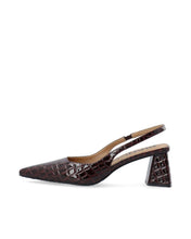 Load image into Gallery viewer, Bianco BIAMARALYN SLINGBACK | BURGUNDY CROCO — profil gauche