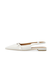 Load image into Gallery viewer, Bianco BIABARI FLAT SLINGBACK | OFF WHITE — profil gauche